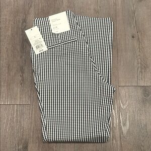 Women’s Black and White Checkered Pants